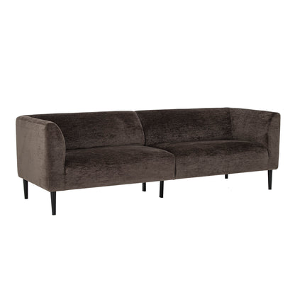 Lanna Sofa, Brown, FSC® Mix, Polyester