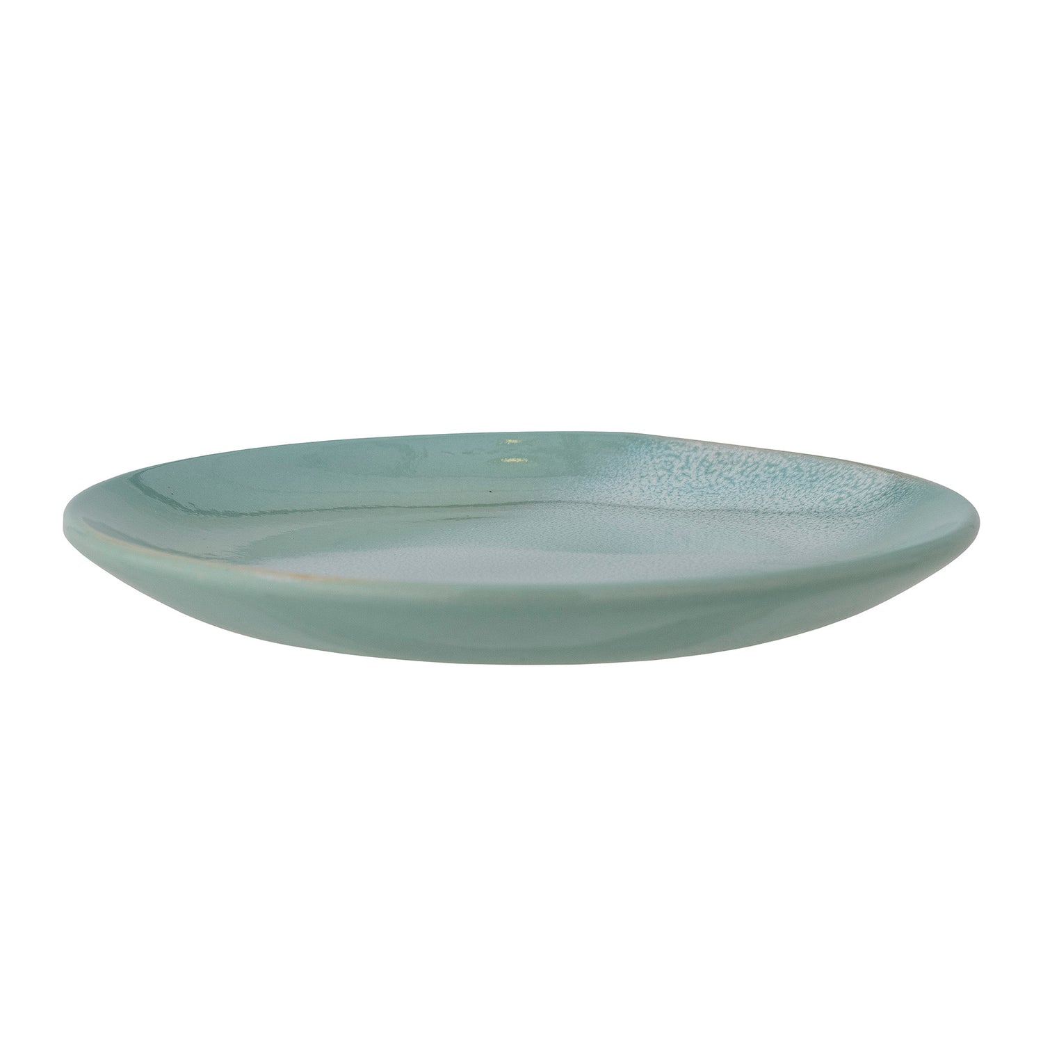 Safie plate, green, stoneware