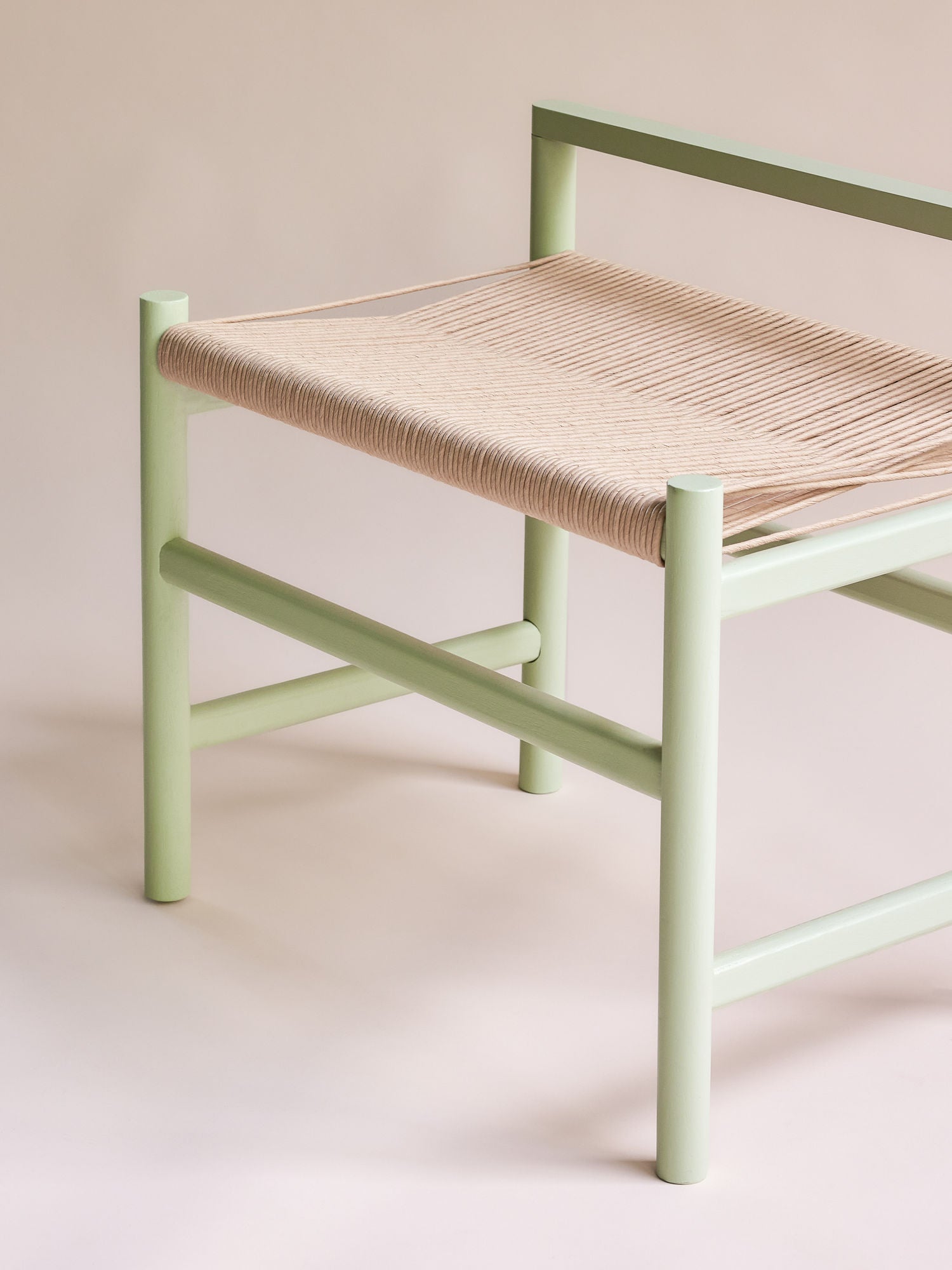 Hübsch Heritage Bench Small Light Green