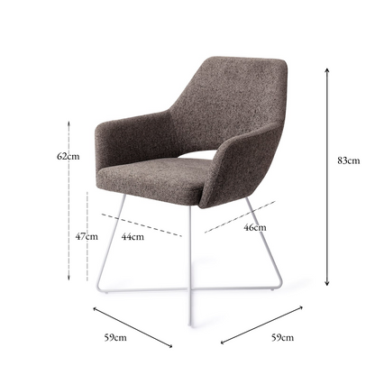 Yanai Dining Chair Amazing Gray