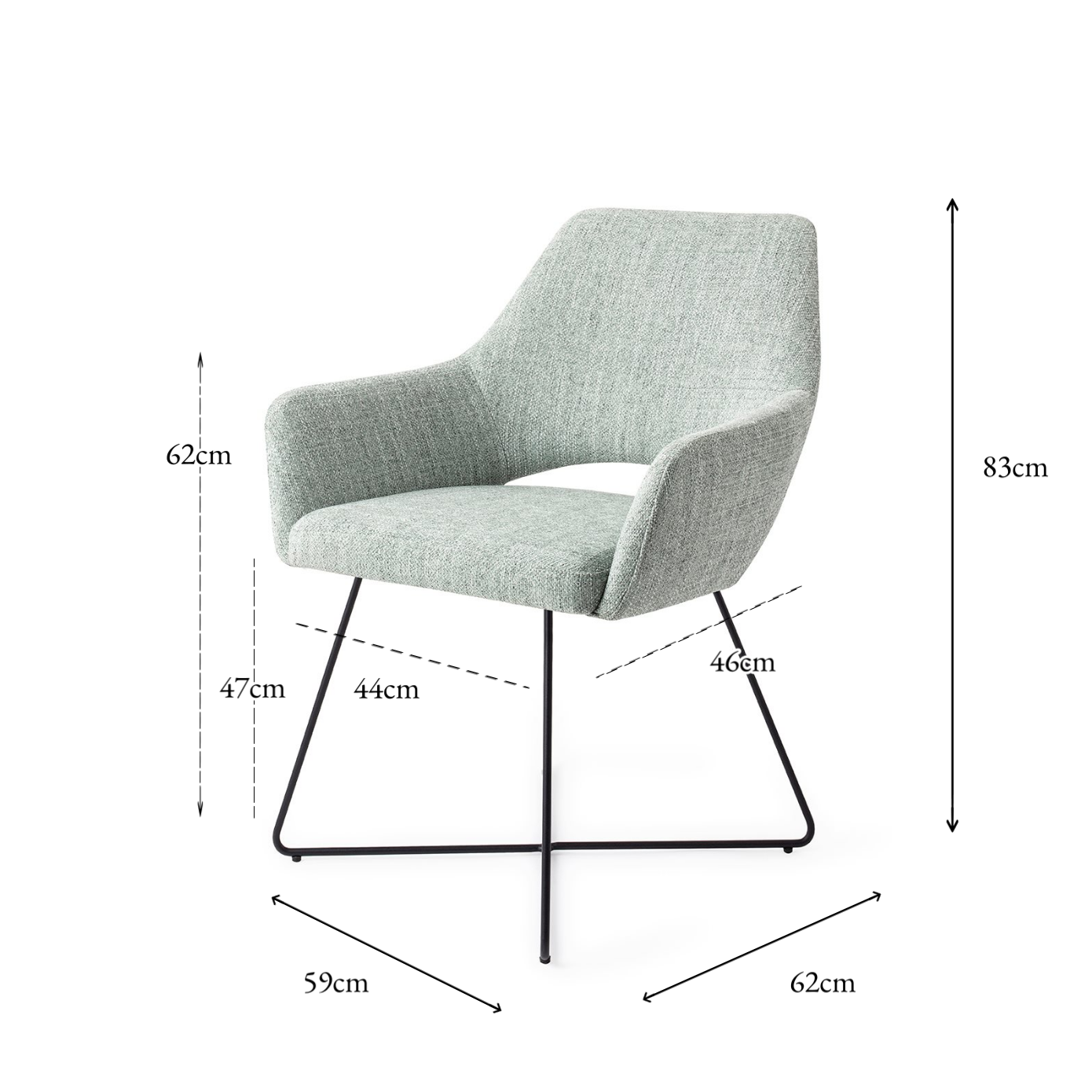 Yanai Dining Chair Soft Sage