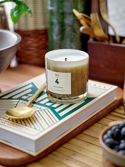 No. 4 - Lemon verbena scented candles, nature, natural wax