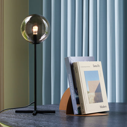 Hübsch Champ table lamp black/smoke color