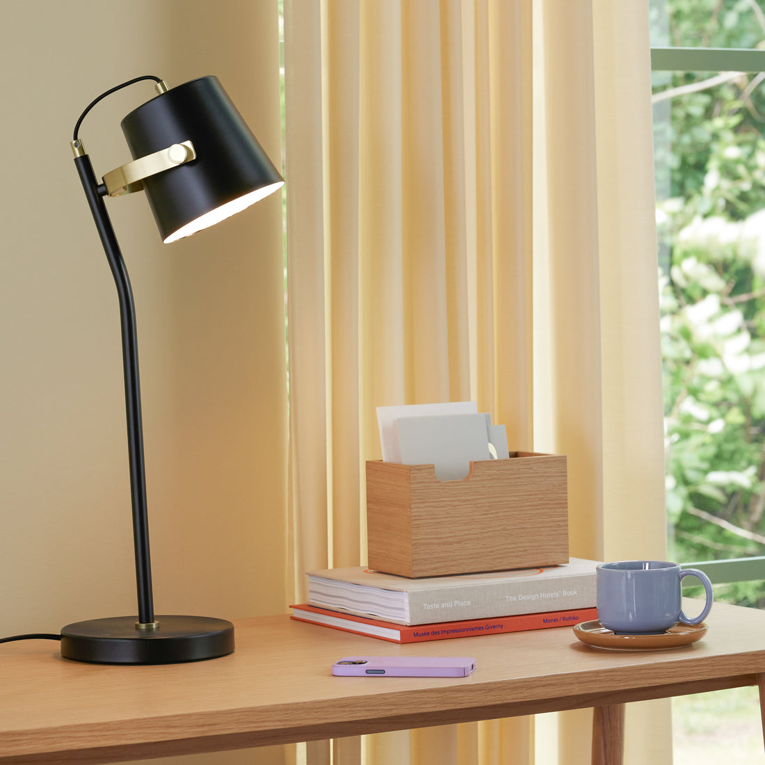 Hübsch Architect desk lamp black