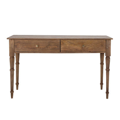 Beton console table, brown, mango