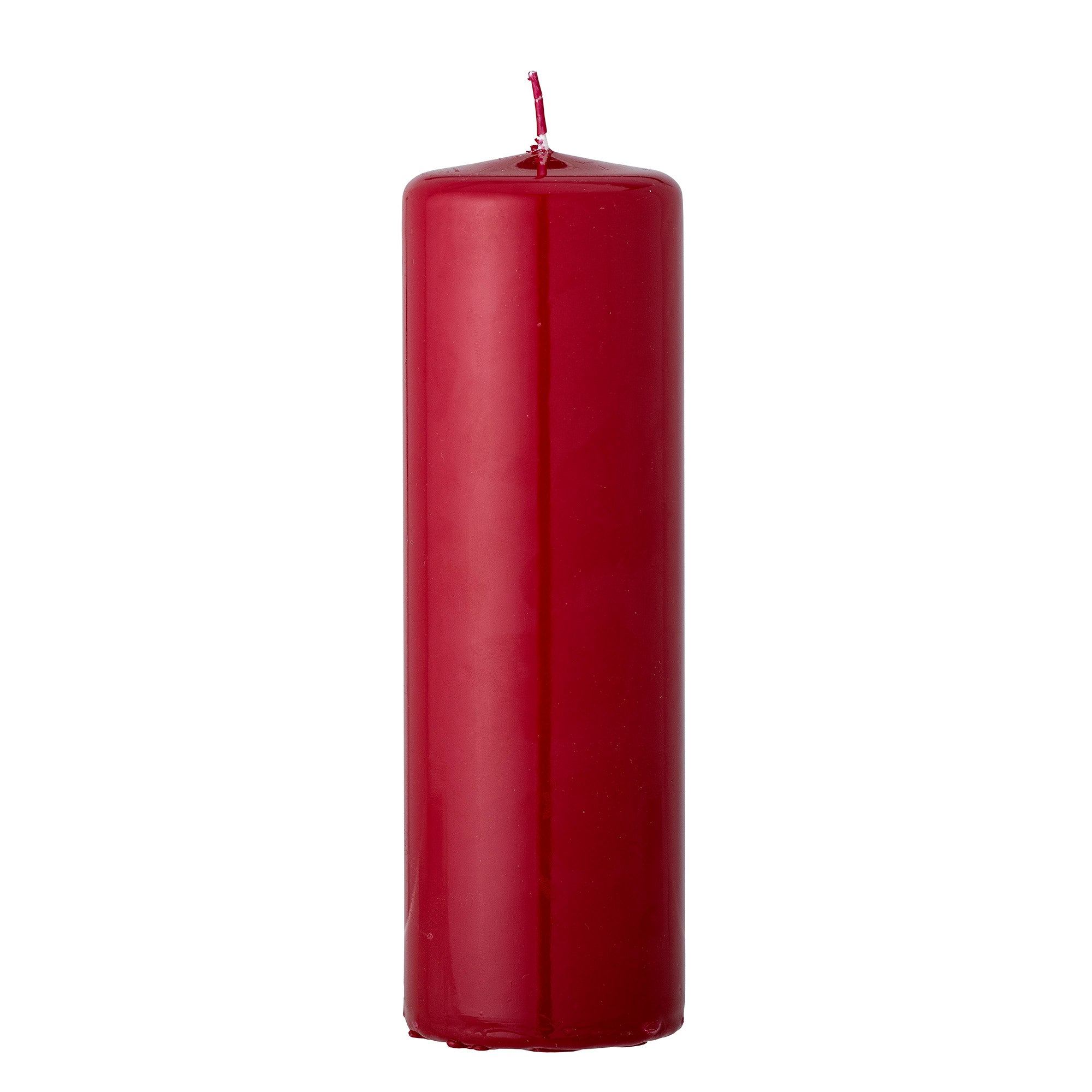 Lacquer candles, red, parafine