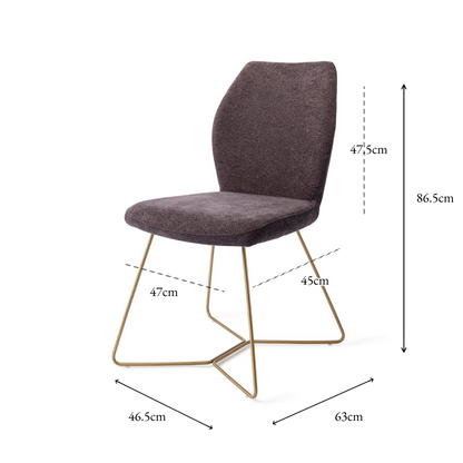 Ikata Dining Chair Almost Black