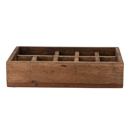 Githa serving tray, brown, recycled wood