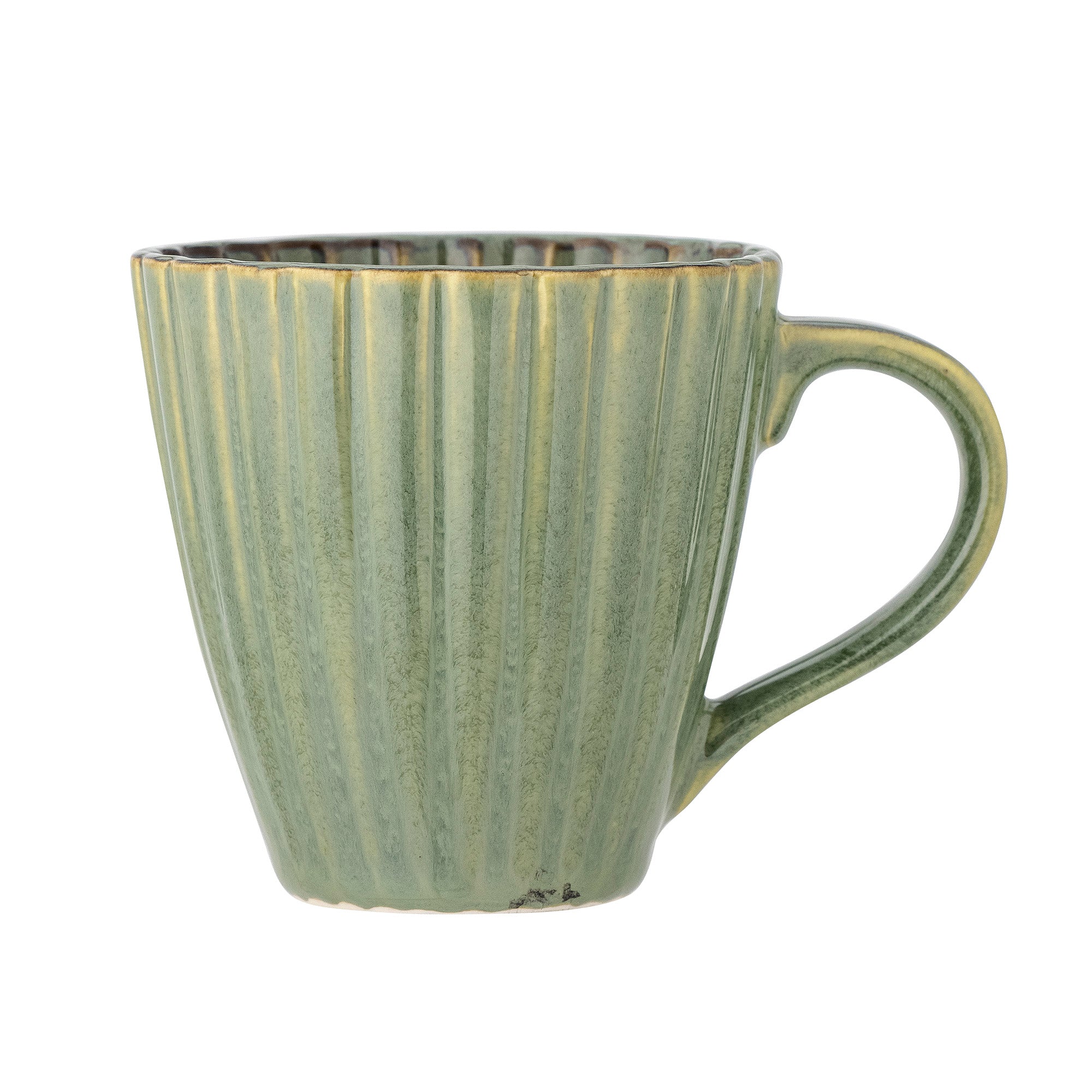 Latina mugs, green, stoneware