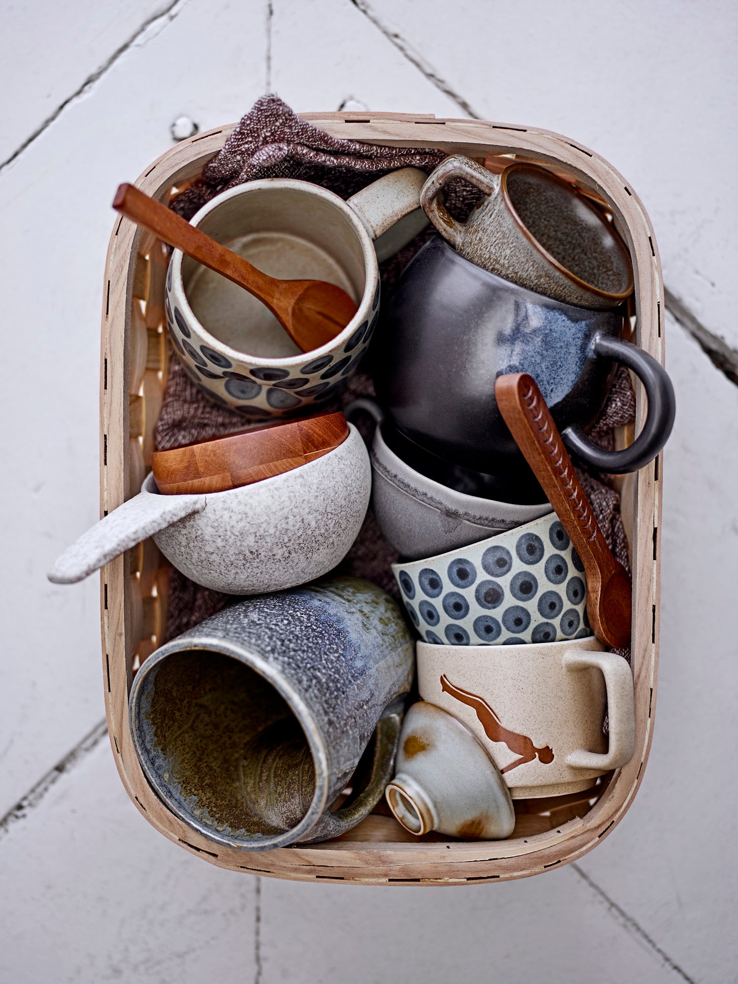 Wilja bread basket, nature, pine