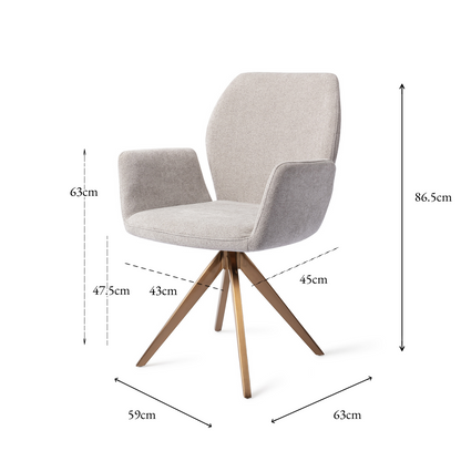 Misaki Dining Chair Pretty Plaster