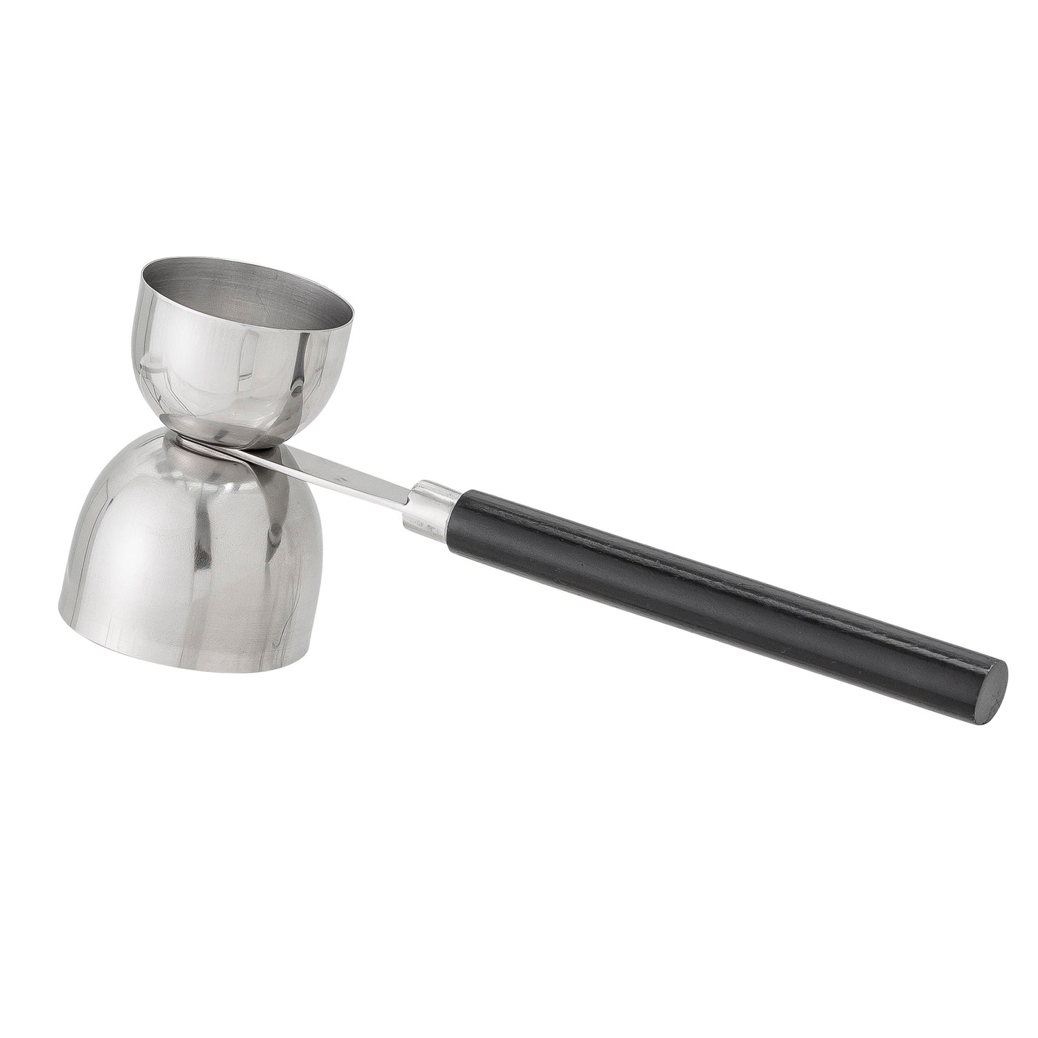 Cocktail measuring cup, silver, stainless steel