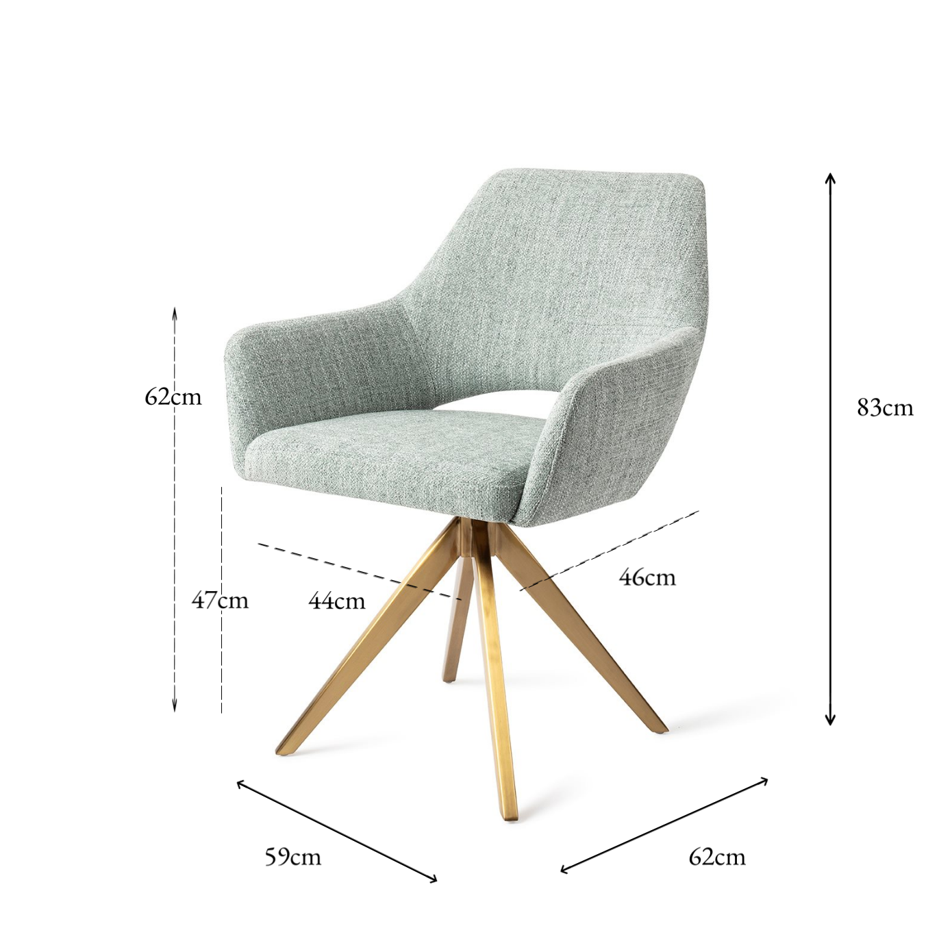 Yanai Dining Chair Soft Sage