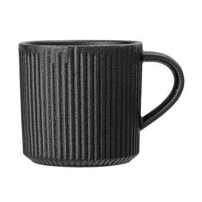 Neri mugs, black, stoneware