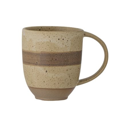 Solange mugs, nature, stoneware