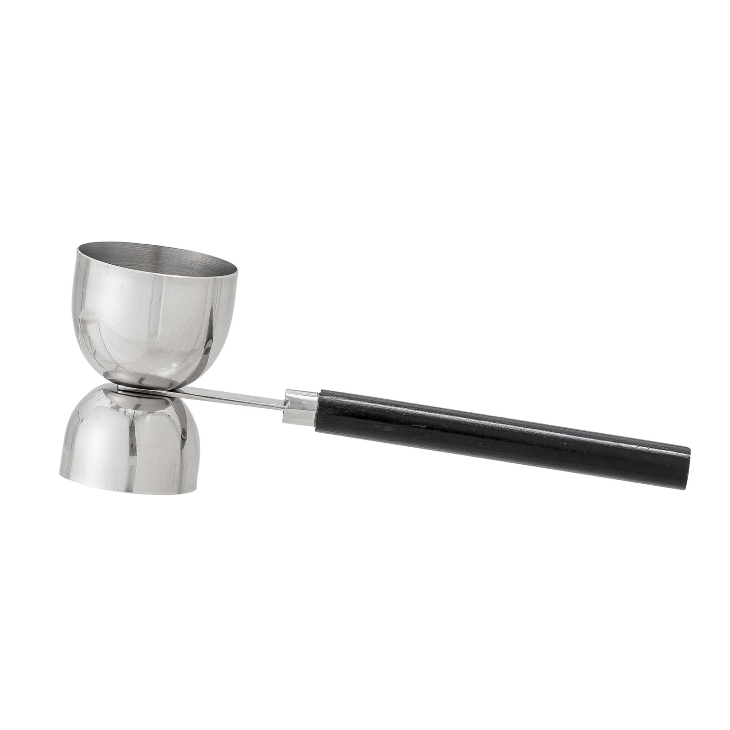 Cocktail measuring cup, silver, stainless steel