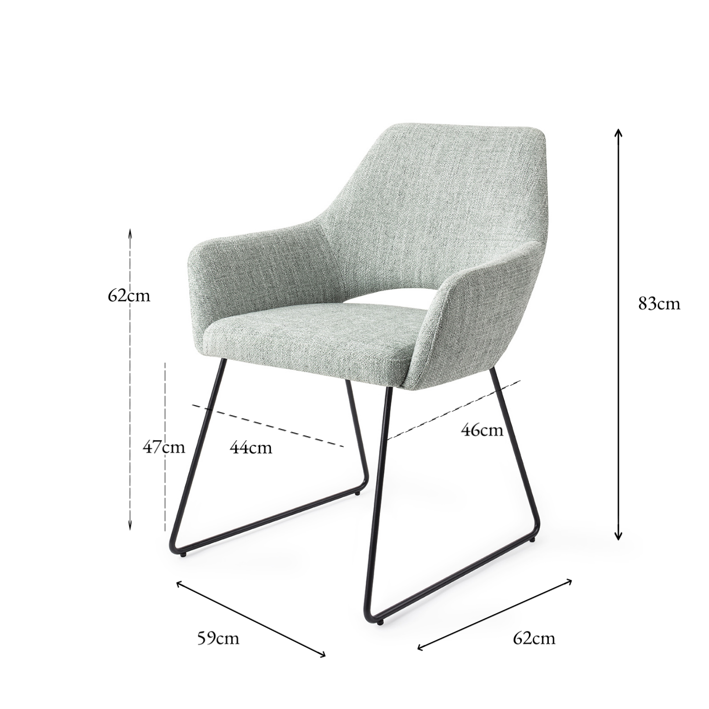 Yanai Dining Chair Soft Sage