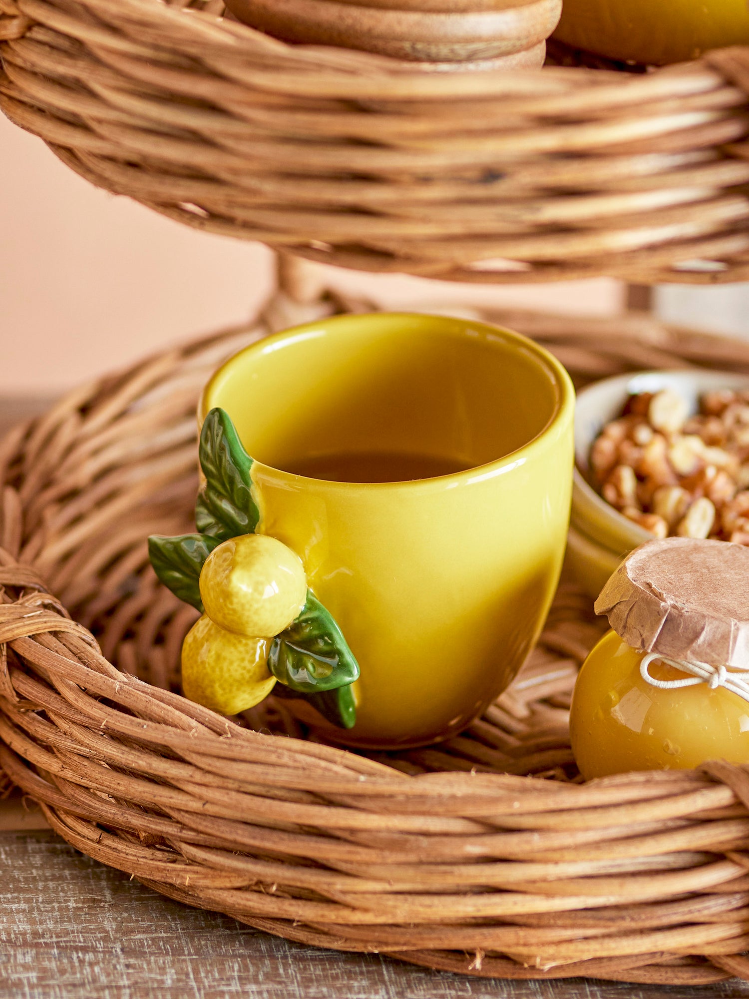 Limone cup, yellow, stoneware