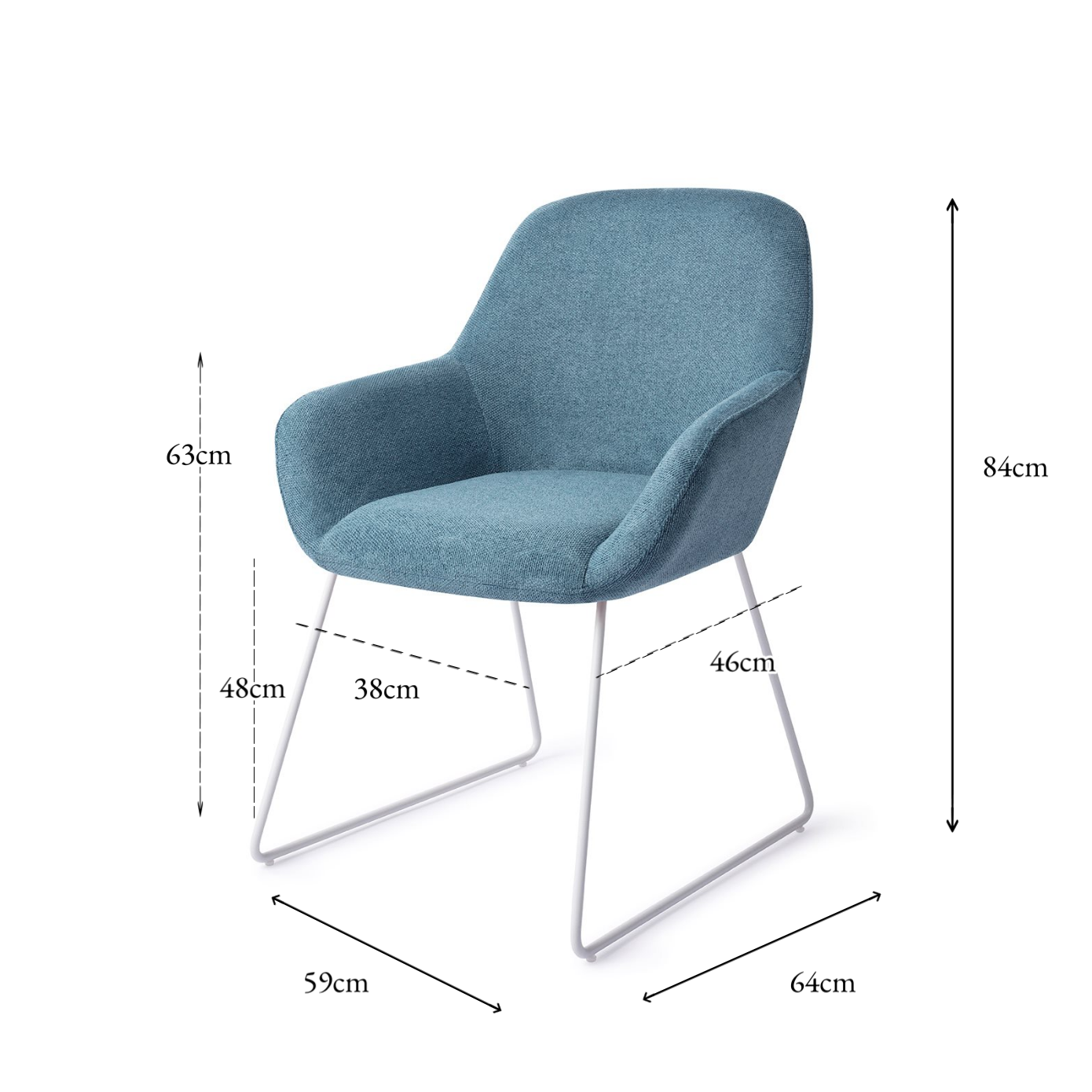 Kushi Dining Chair Ocean Eyes