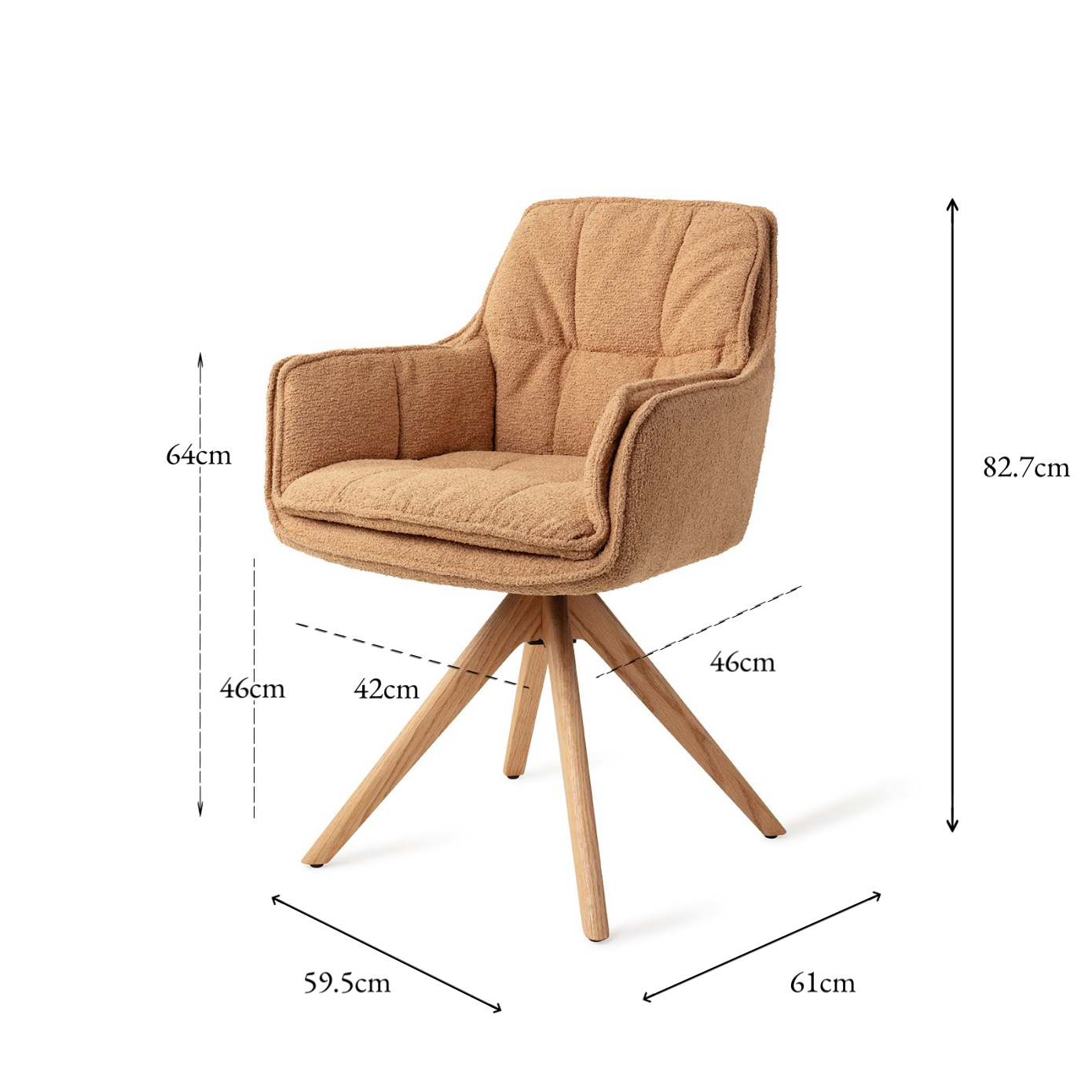 Akune Dining Chair Sunbaked