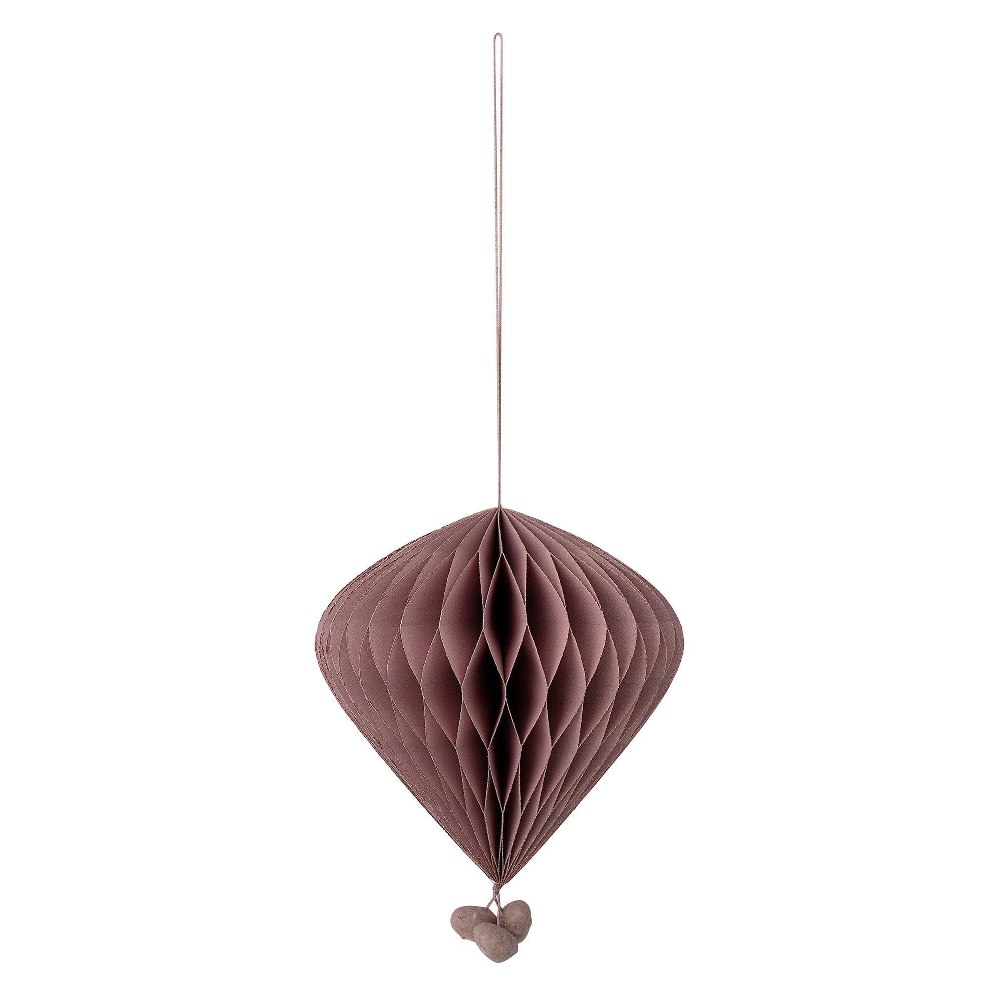 Porcha ornament, brown, paper