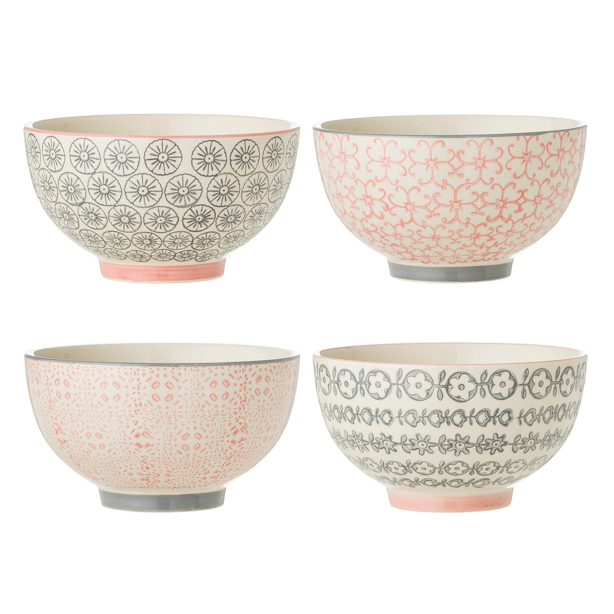 Cécile bowl, pink, stoneware