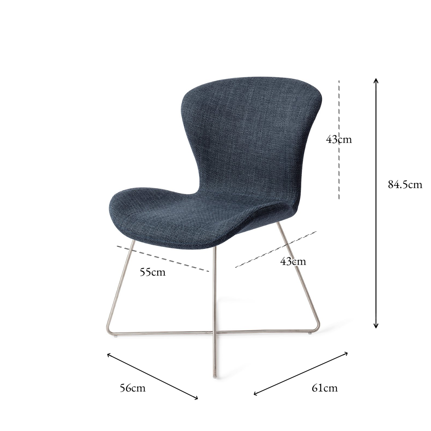 Moji Dining Chair Mystic Marine