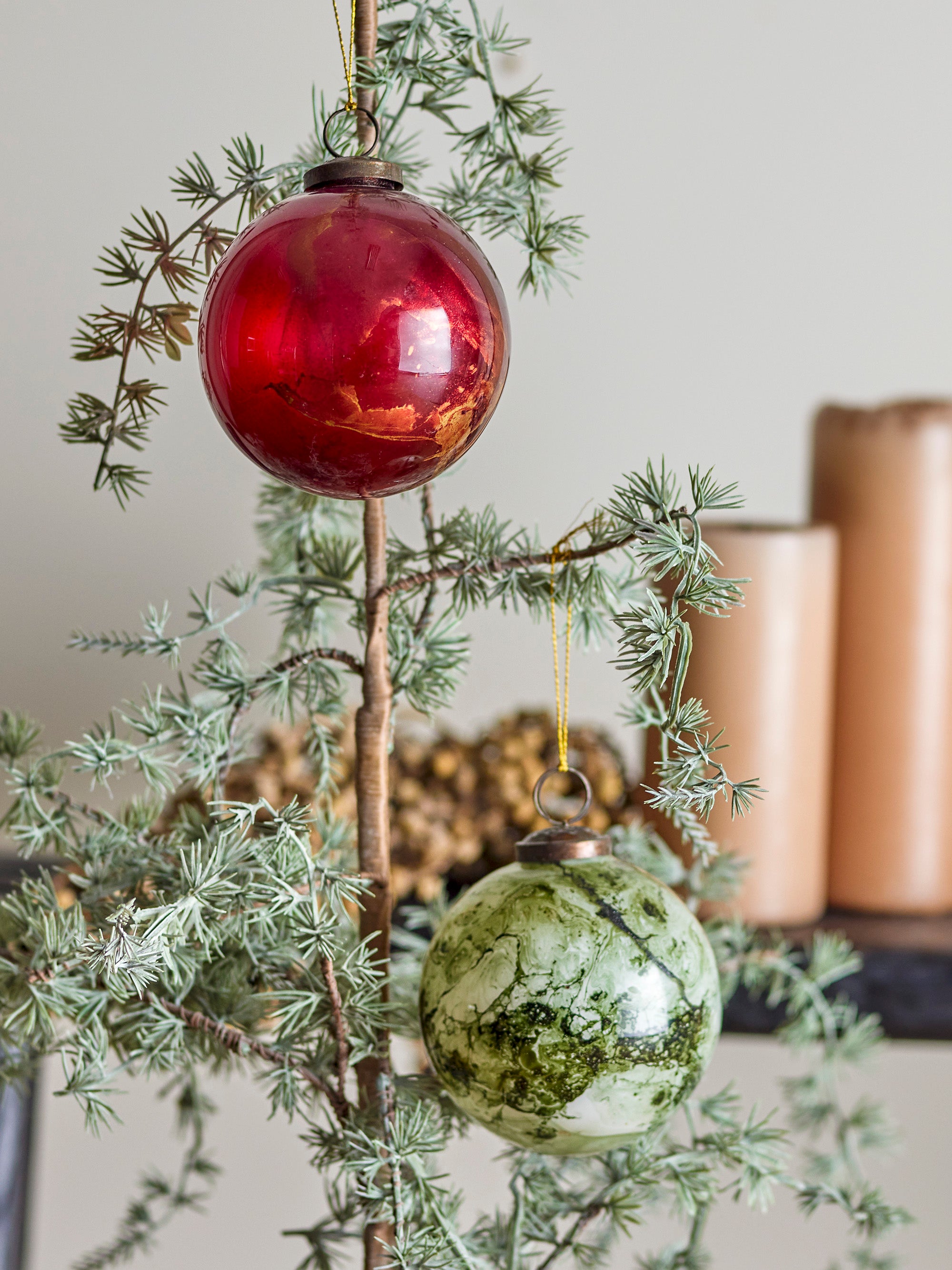 Loba Ornament, Red, Glass