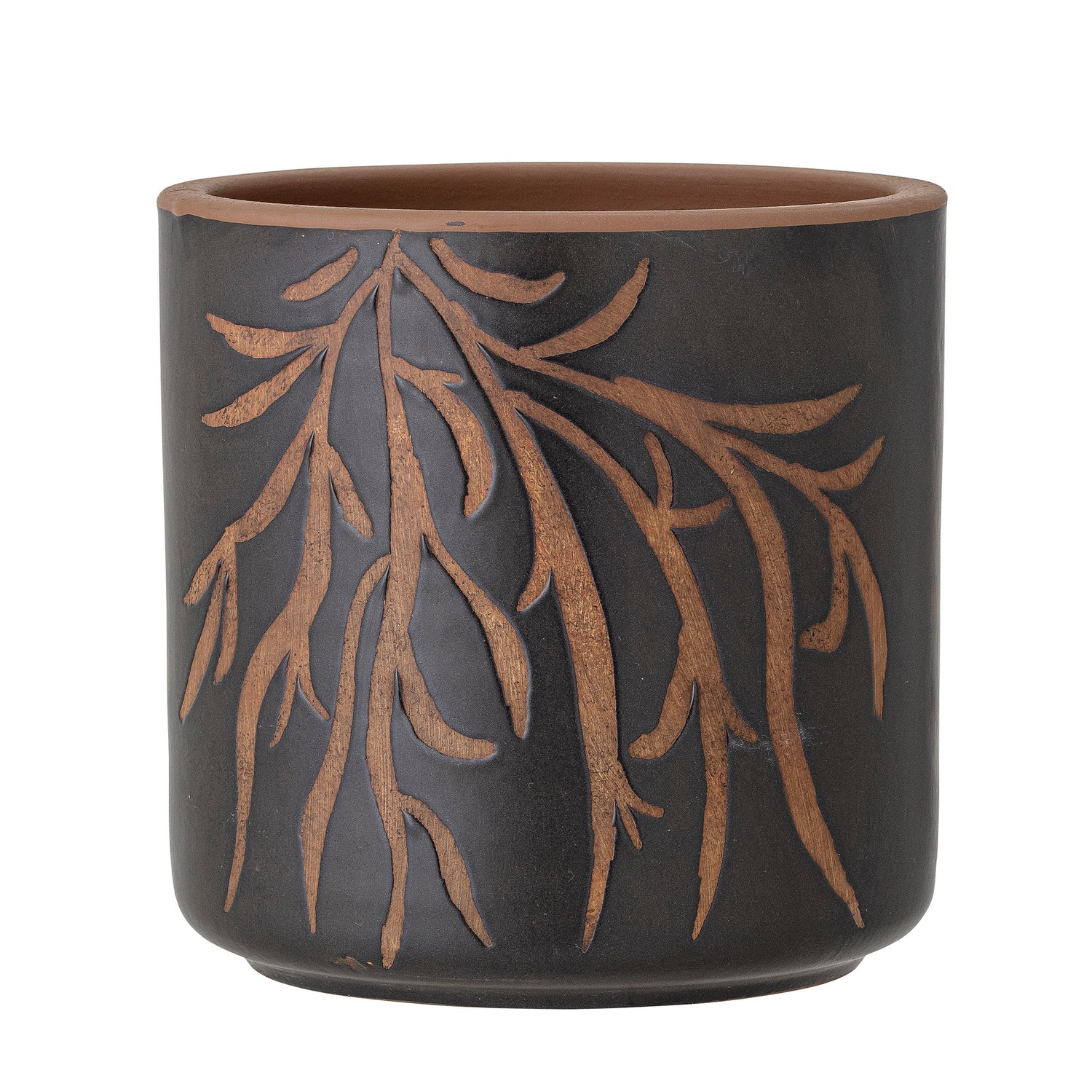 Dres deco herbal pot, brown, terracotta