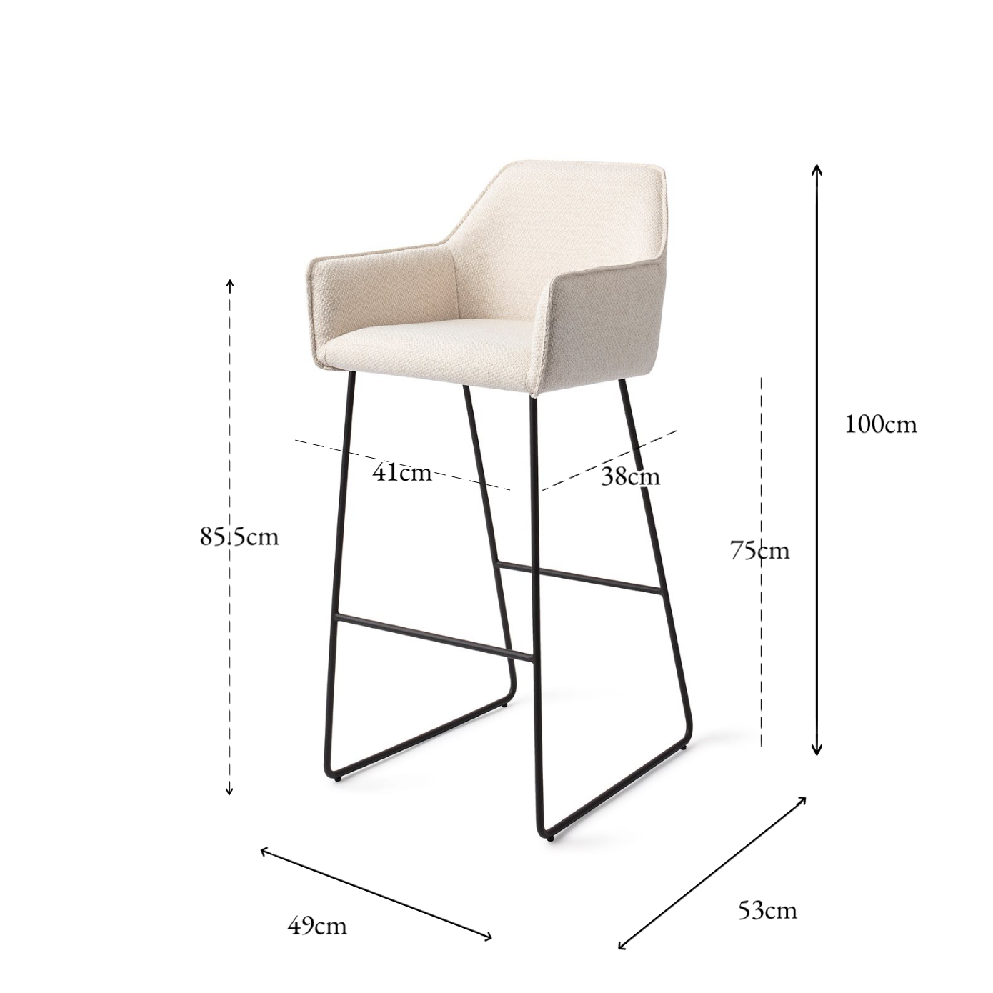 Hofu Bar Chair Enoki