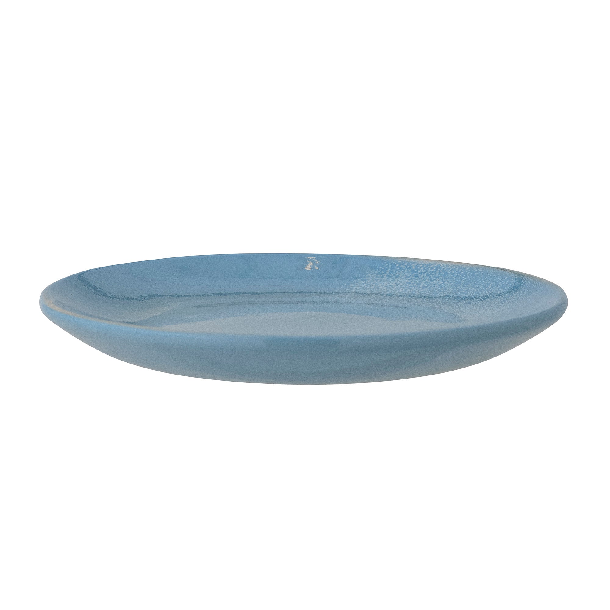 Safie plate, blue, stoneware