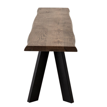 Raw bench, brown, fsc® 100%, oak