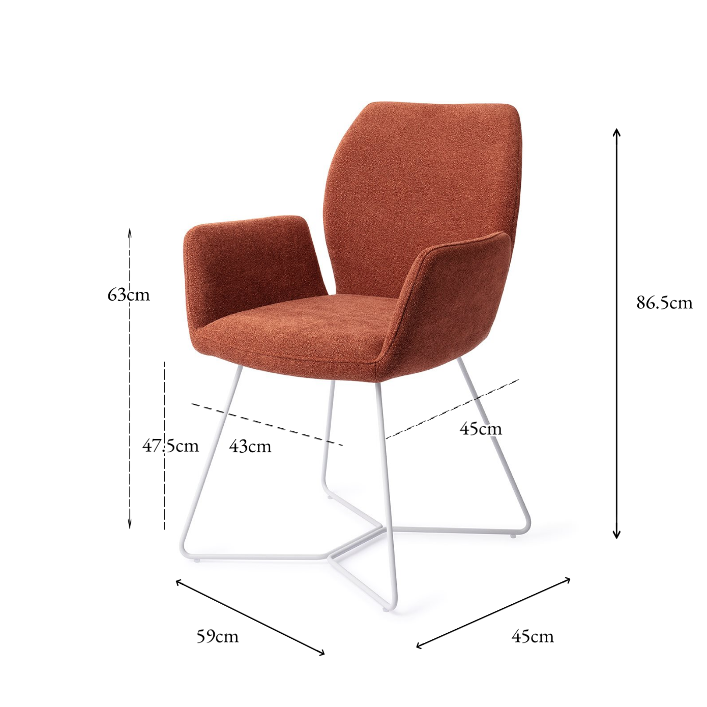 Misaki Dining Chair Cosy Copper