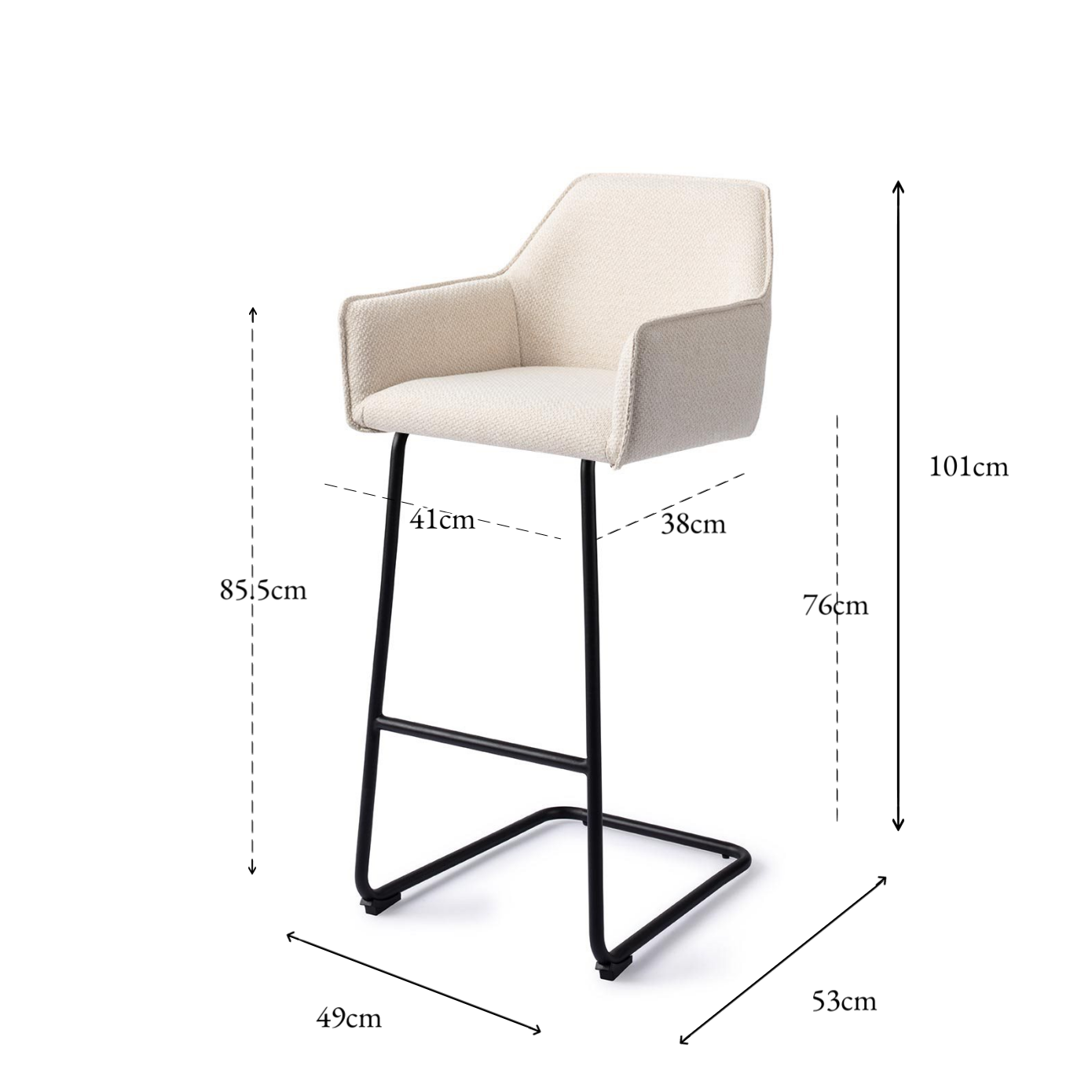 Hofu Bar Chair Enoki