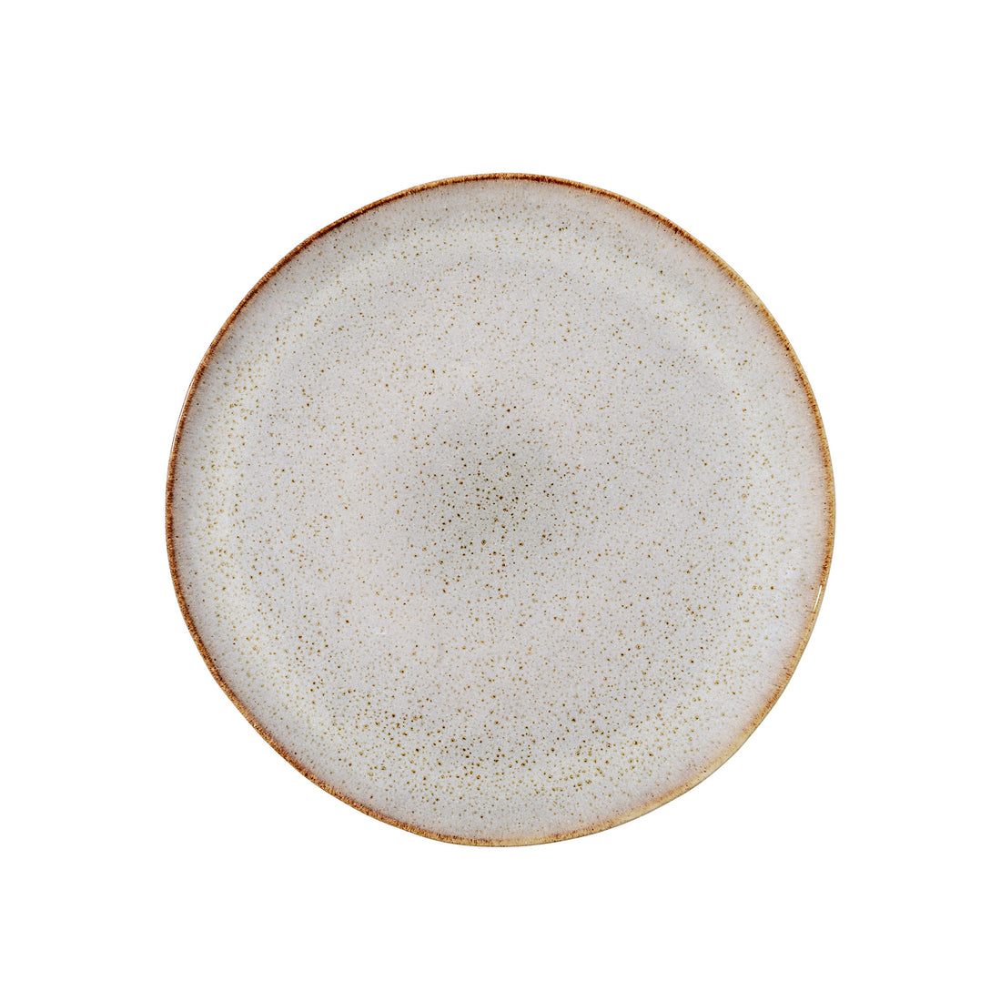 Sandrine plate, nature, stoneware