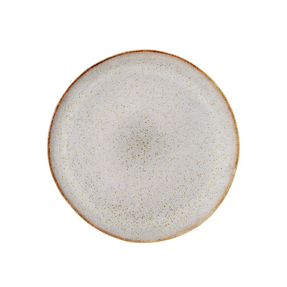 Sandrine plate, nature, stoneware