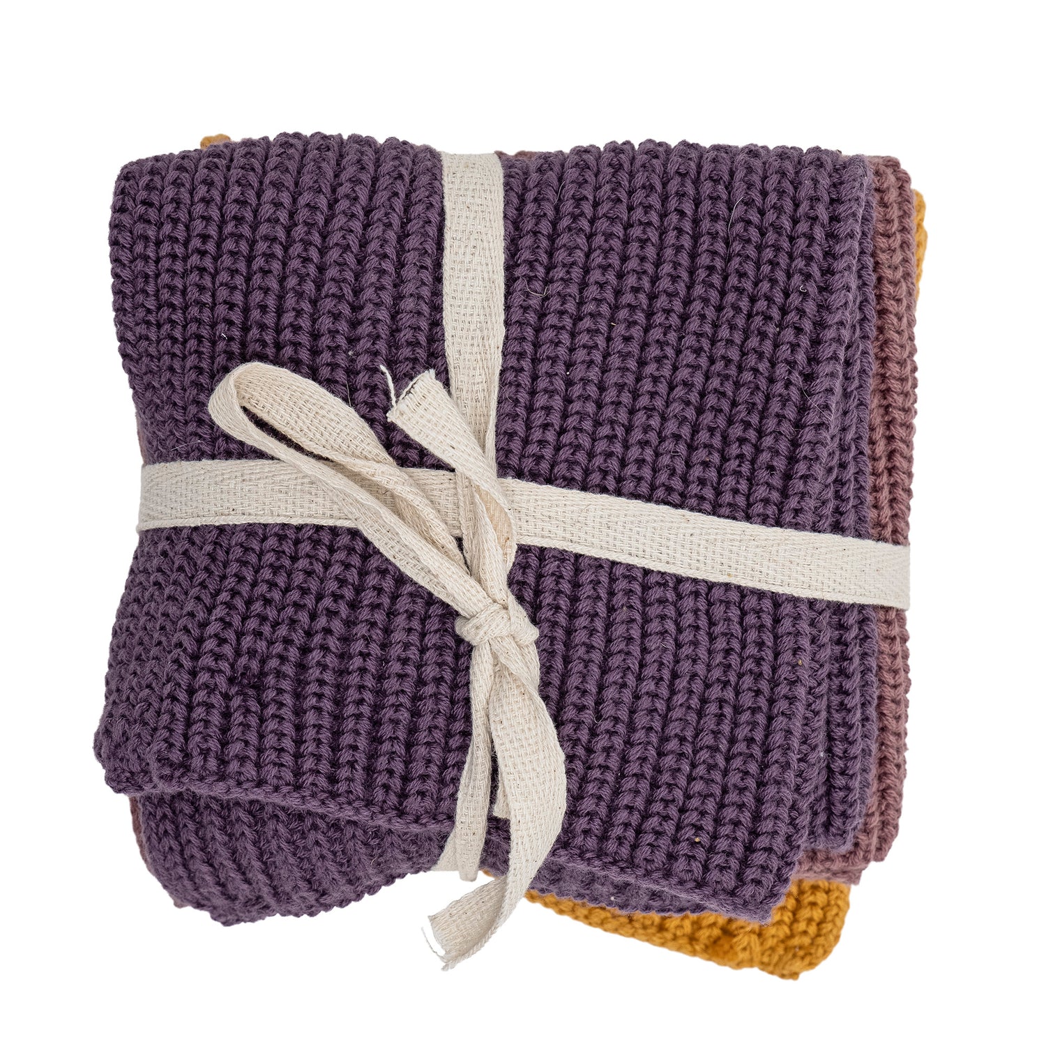 Ninna dishcloth, purple, cotton