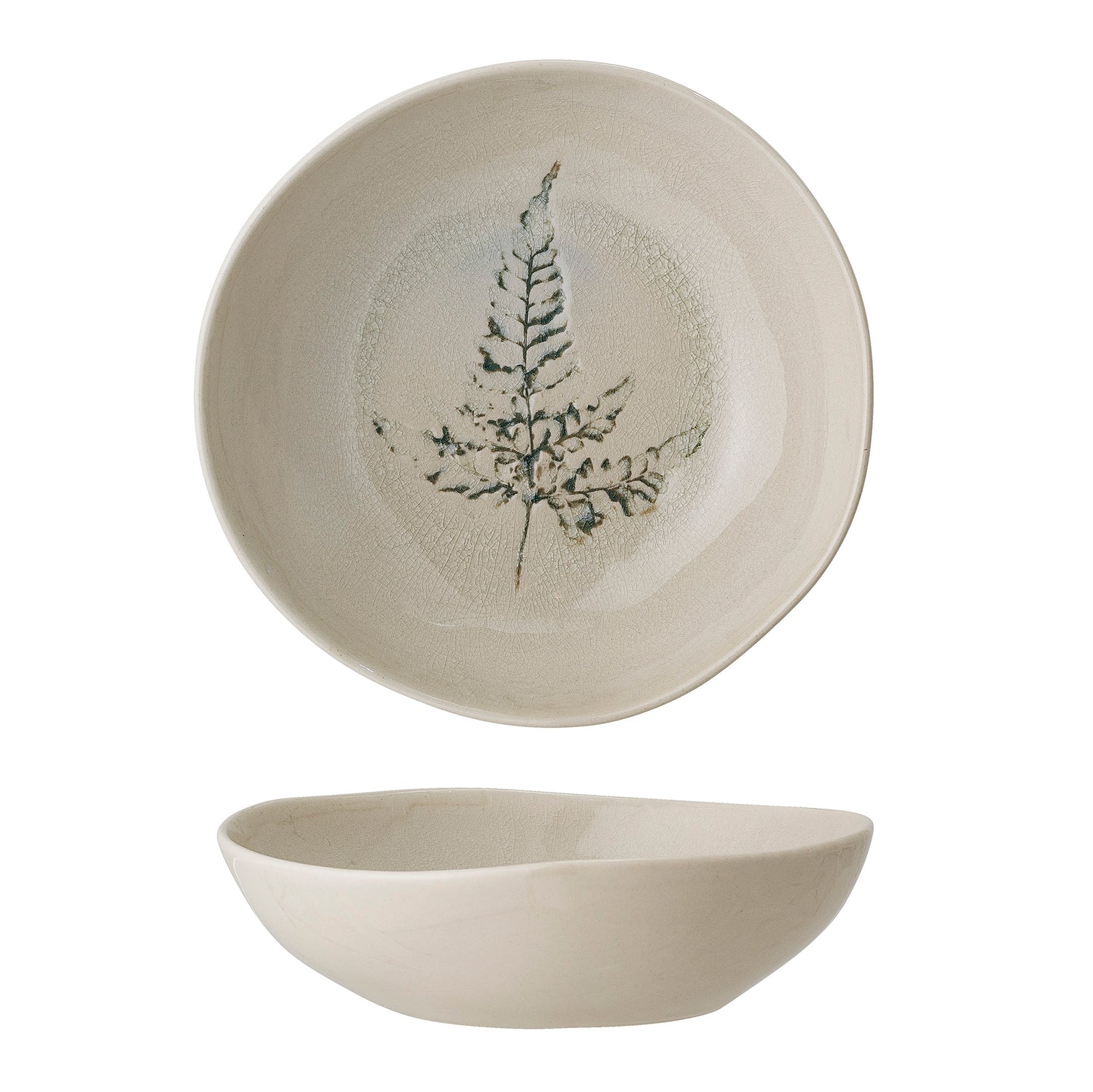 Bea soup plate, nature, stoneware