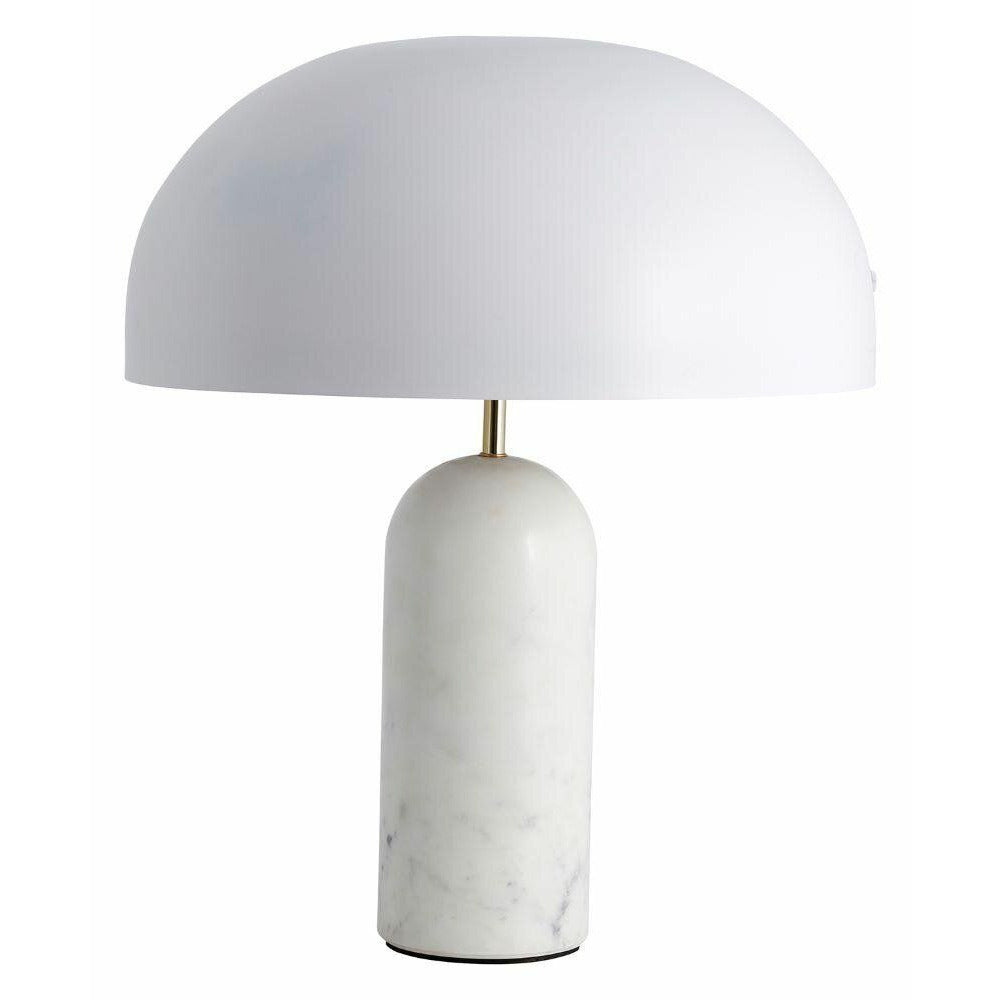 Nordal ATLAS bordlampe i marmor og metal - h49 cm - hvid - Nordal - DesignGaragen.dk