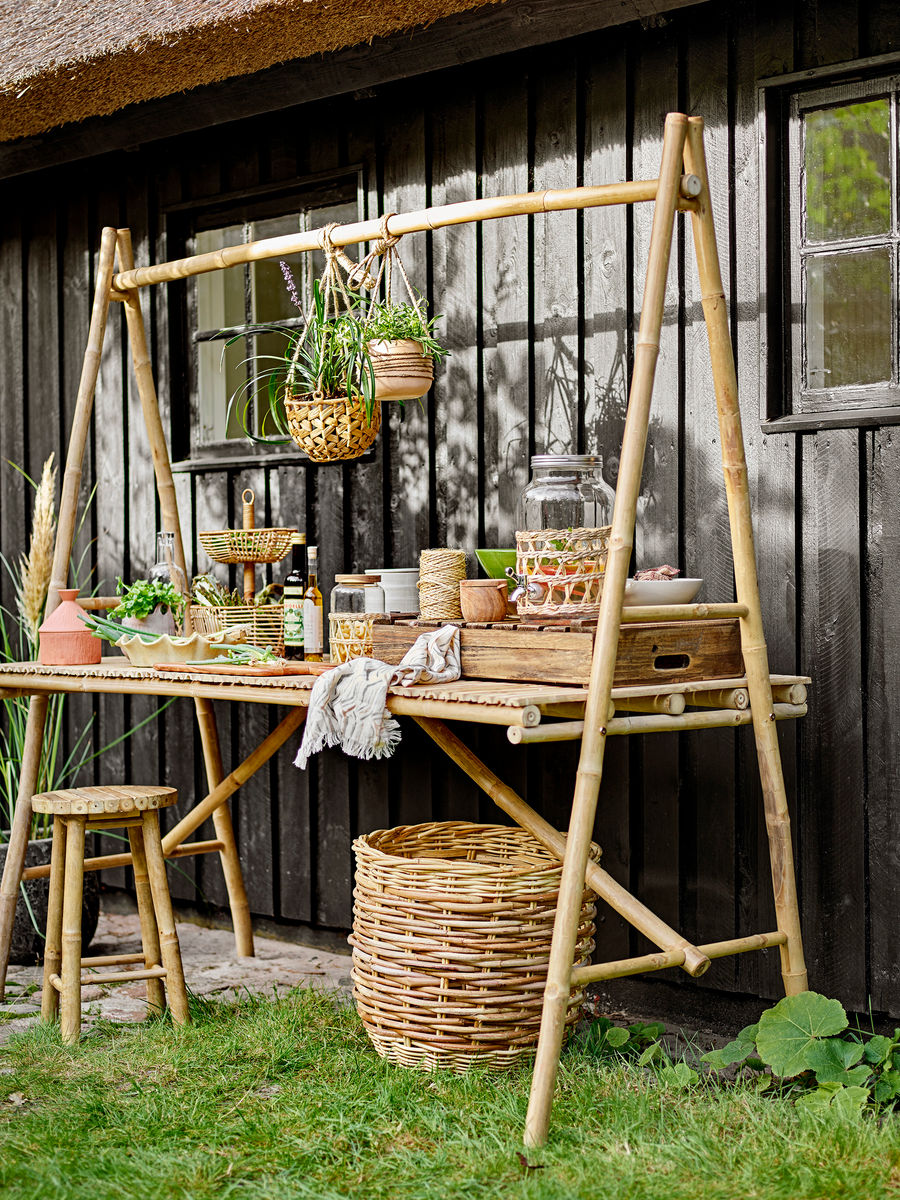 Bloomingville Cari Hanging Herb Pot, Nature, Ceramics