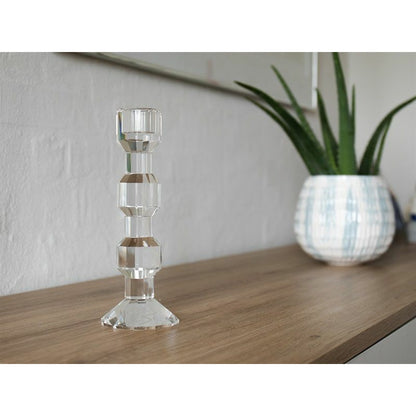 House of Sander Iris candlestick, H18xb4 cm