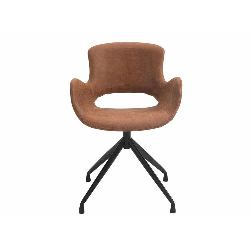 House of Sander Luna dining chair, Cuoio