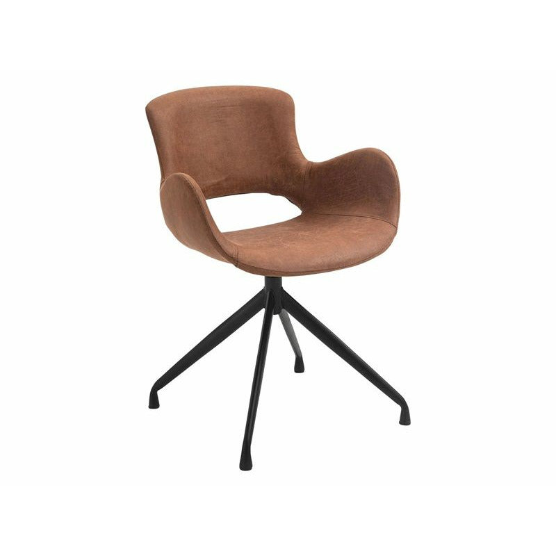 House of Sander Luna dining chair, Cuoio