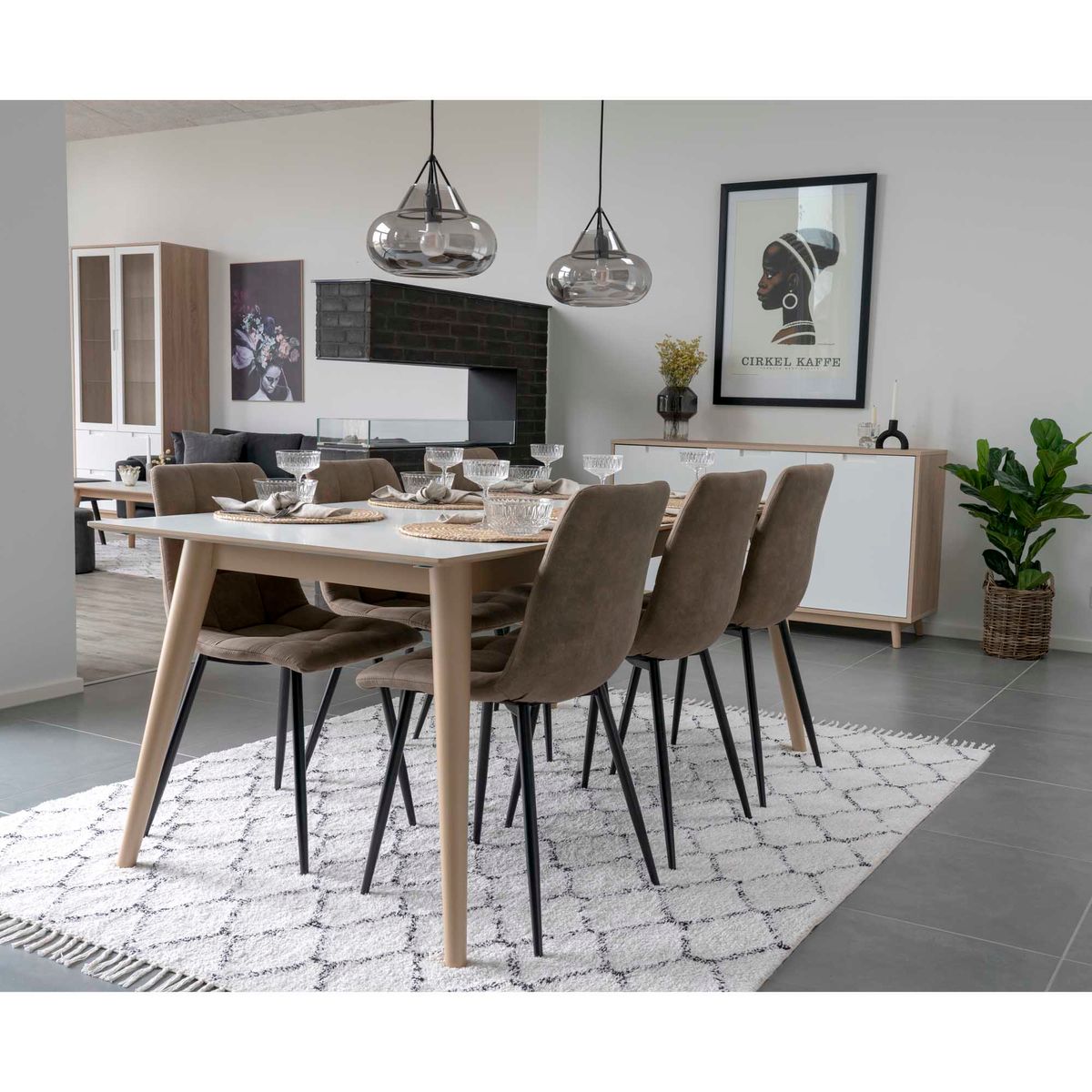 House Nordic Middelfart Dining table chair - set of 2