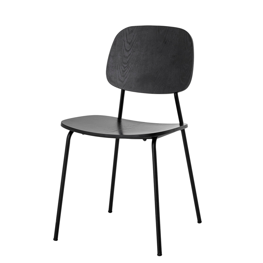 Bloomingville Monza Dining Chair, Black, Plywood