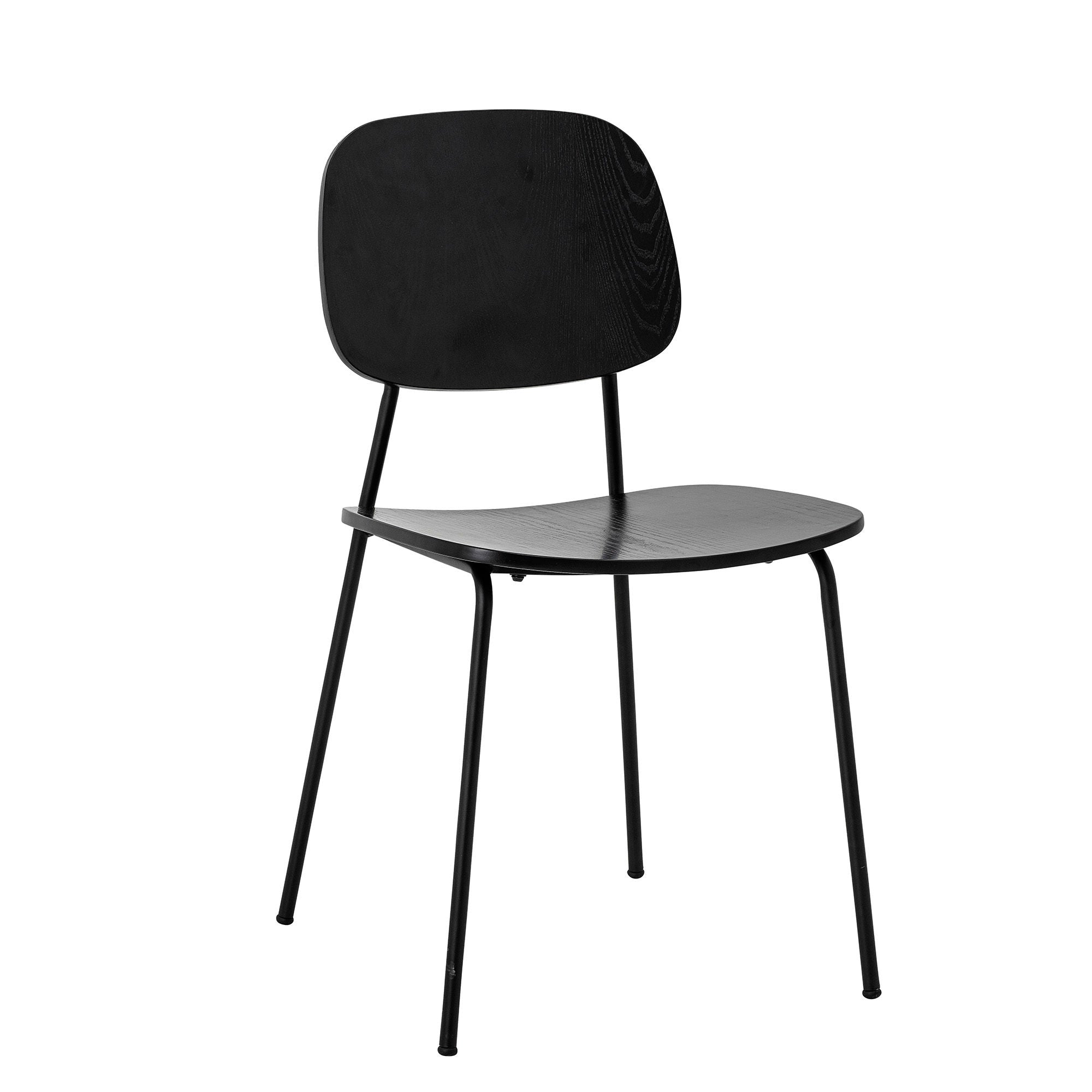 Bloomingville Monza Dining Chair, Black, Plywood