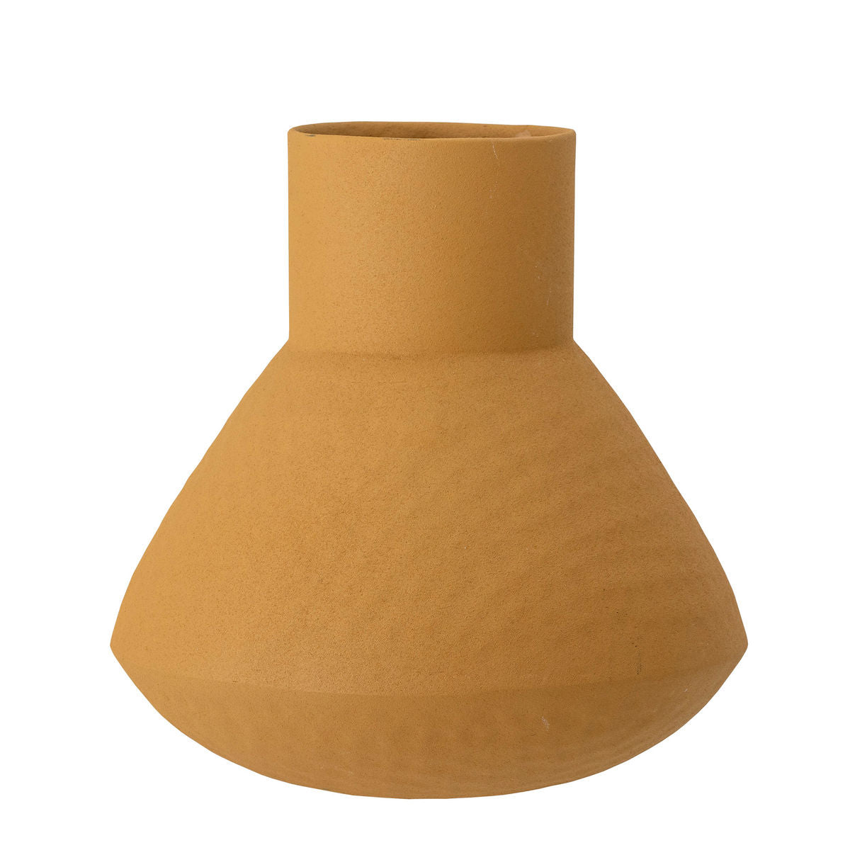 Bloomingville Isira Vase, Yellow, Metal