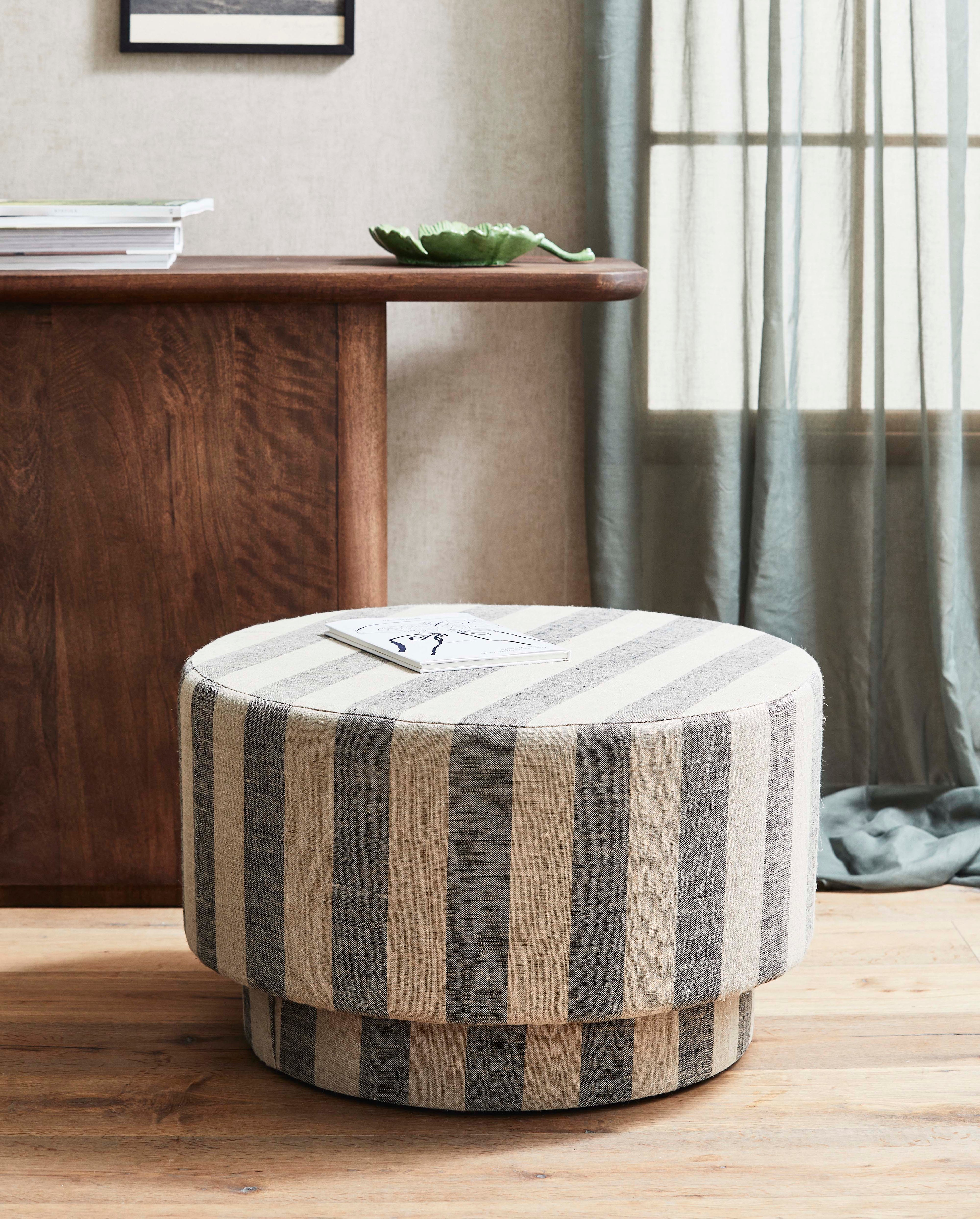 Nordal A/S Ladoga Pouf - Stripe Version