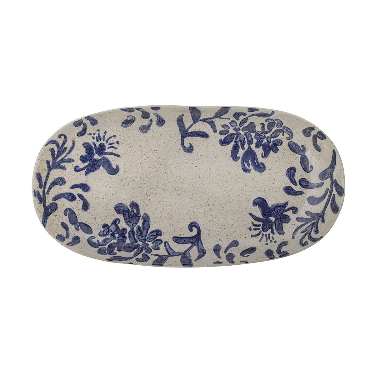 Creative Collection Petunia Serving Food, Blue, Stoneware