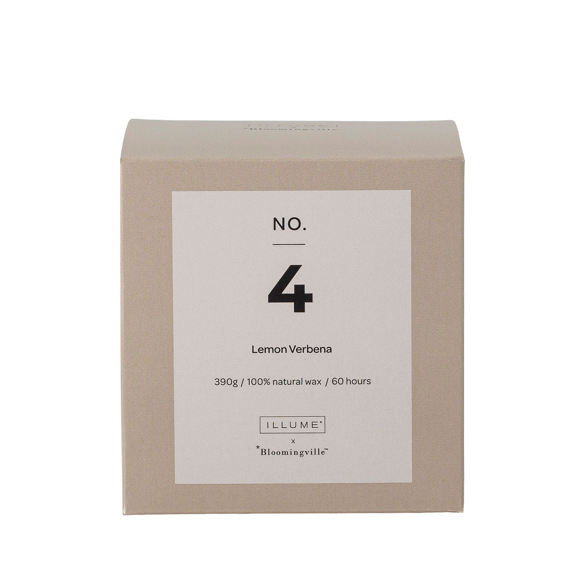 Illume x Bloomingville No. 4 - Lemon verbena scented candles, nature, natural wax